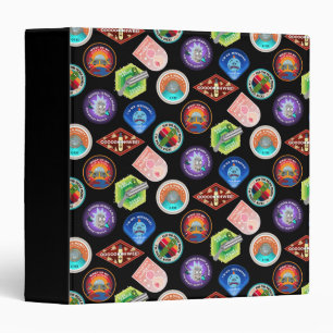 Classeur RICK ET MORTY™ Motif des patchs d'espace externe