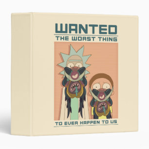Classeur RICK ET MORTY™ Poster Recherché de Glorzo
