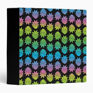 Classeur RICK ET MORTY™ Rainbow Rick Head motif