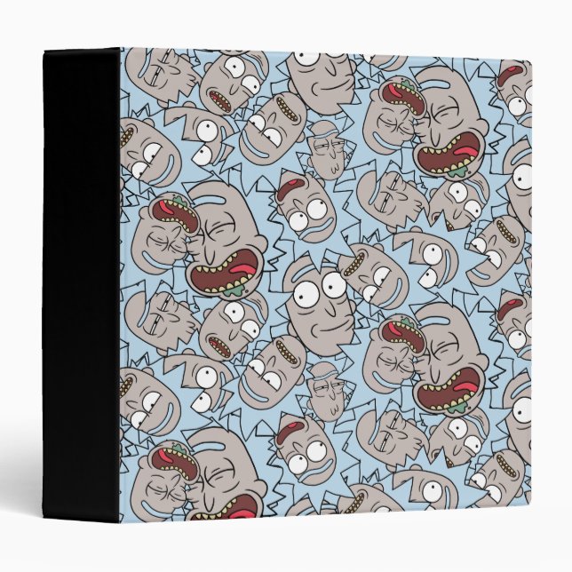 Classeur RICK ET MORTY™ | Rick's Moods (Devant/Côté)