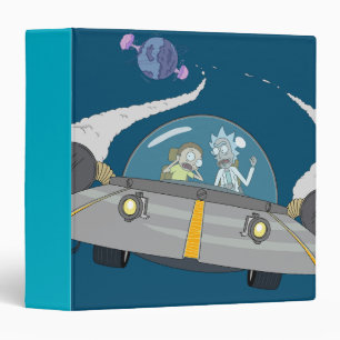 Classeur RICK ET MORTY™ Vol dans un vaisseau spatial