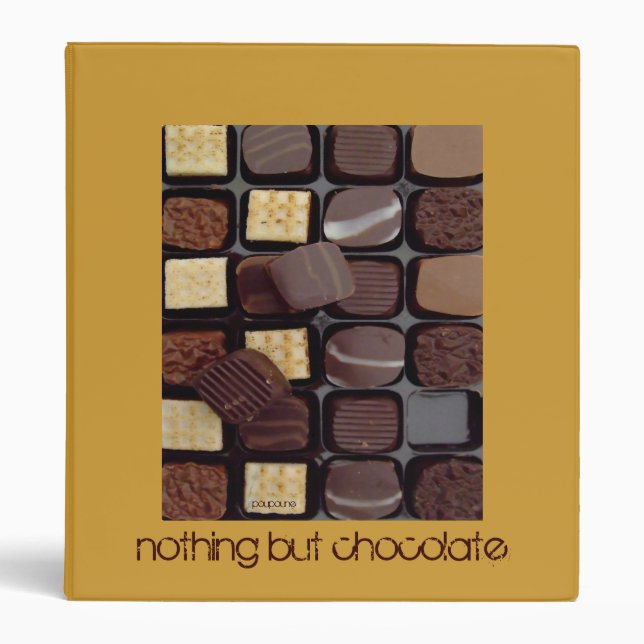 Classeur rien que du chocolat (Devant)