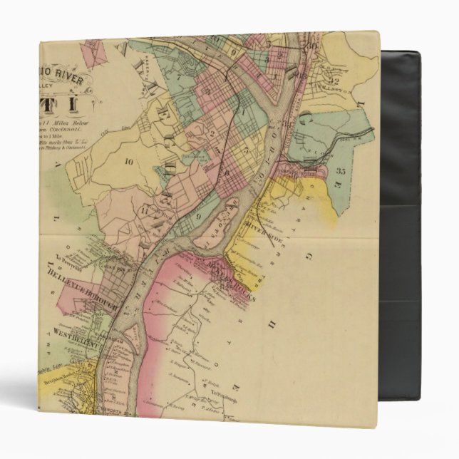 Classeur Rivière et vallée de l'Ohio supérieur 10 (Devant/Intérieur)