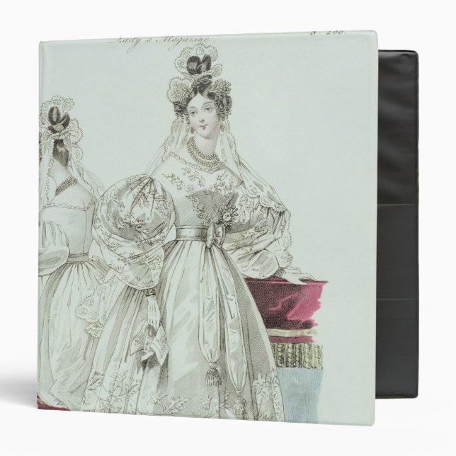 Classeur Robe de mariage, "salons de Le Follet Courrier (Devant/Intérieur)
