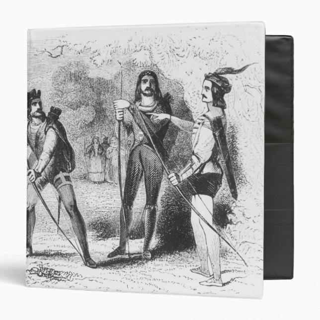 Classeur Robin Hood, écarlate et John (Devant/Intérieur)