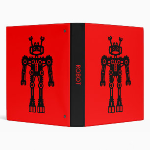 Classeur Robot - rouge