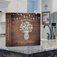 Robuste Monogramme Lumières Mason Jar Vase Recette