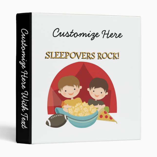 Classeur Roche de Sleepovers (Devant/Côté)