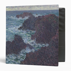 Classeur Roches de Claude Monet au Belle-Ile, la côte