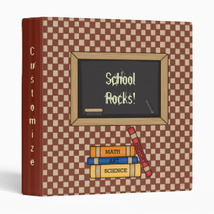Classeur Roches d'école ! Carnet de coutume de