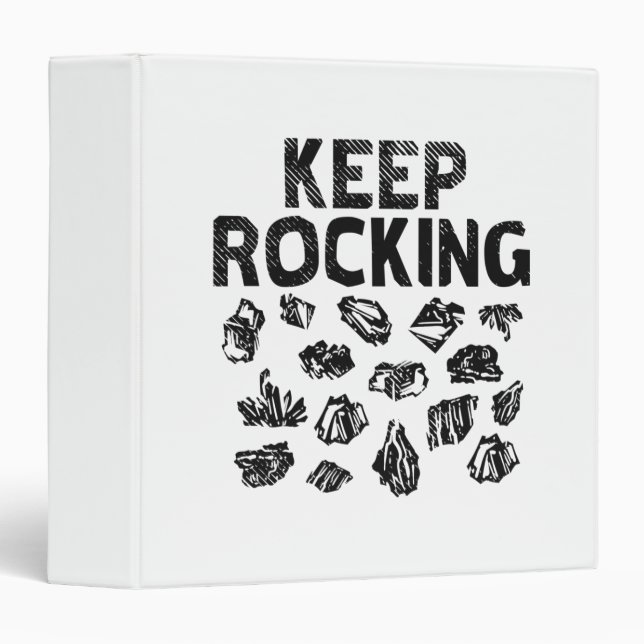 Classeur Rock Collector - Keep Rocking (Devant/Côté)