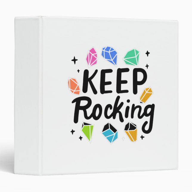 Classeur Rock Collector - Keep Rocking (Devant/Côté)