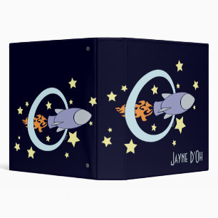 Classeur Rocket Kids Retro Space Ship