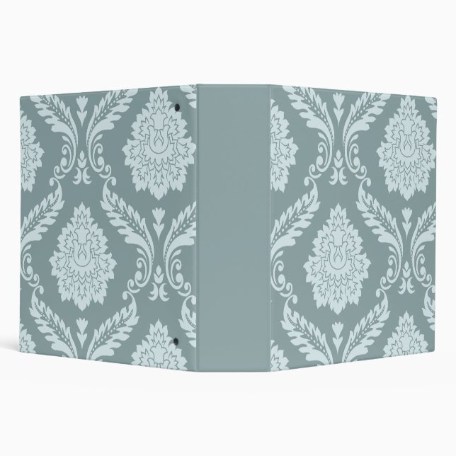 Classeur Rococo Damask Art I Duck Egg Blue+Teal (Arrière-plan)