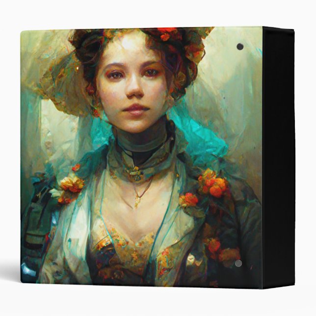 Classeur Rococo Future Imaginaire Sci-Fi (Dos/Côté)