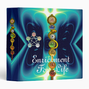 CLASSEUR RODE D'ASCLEPIUS 7 CHAKRAS, YOGA, ÉNERGIE SPIRITUE