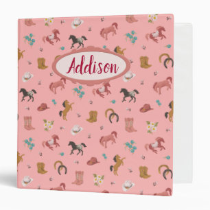 Classeur Rodeo Cowgirl sur mesure