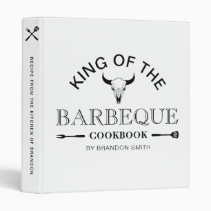 Classeur Roi du livre de cuisine Barbeque   Nom personnalis