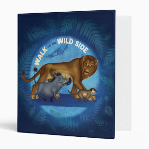 Classeur Roi Lion Marcher Sur Le Côté Sauvage