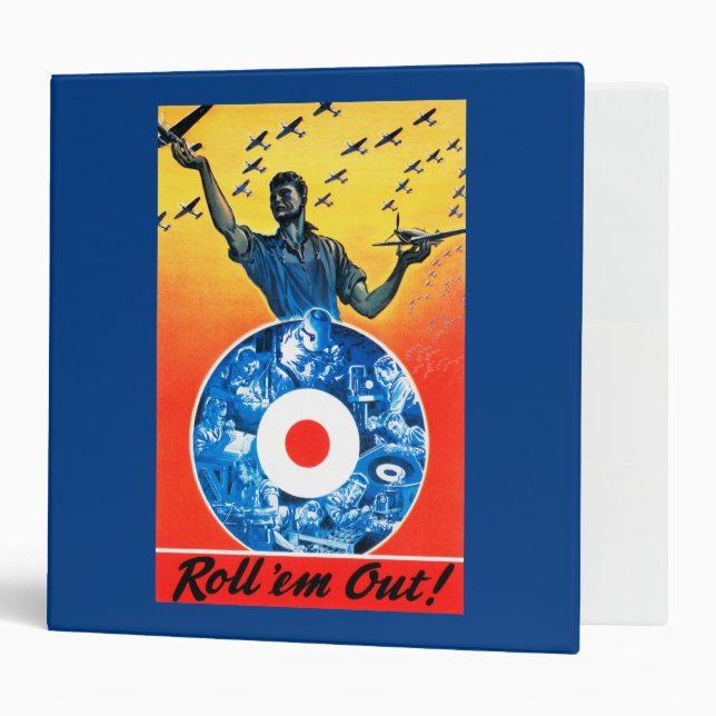 Classeur Roll'em out Royal Canadian Air Force (Devant/intérieur)