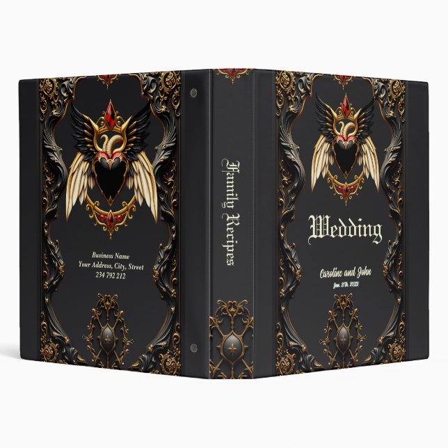 Classeur Romance gothique, Dans les ombres de l'amour.  (Arrière-plan)