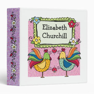 Classeur Roosters and Chicks - SRF