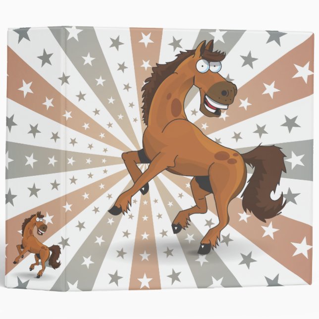 Classeur Rory le cheval (Devant/Côté)