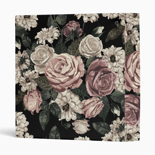 Classeur rose (Dos/côté)