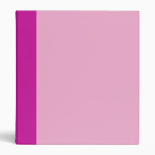 Classeur rose bicolore