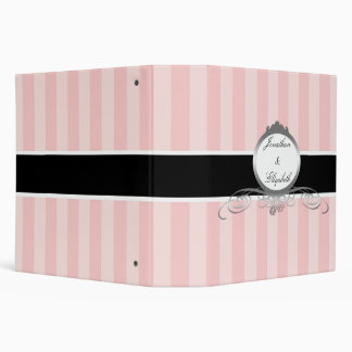 Classeur Rose, blanc élégants, et noir
