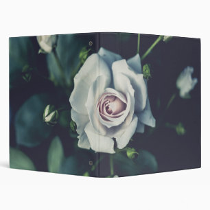 Classeur rose blanche
