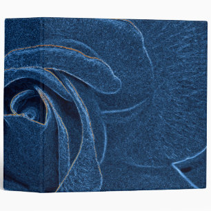 Classeur rose bleu velouté