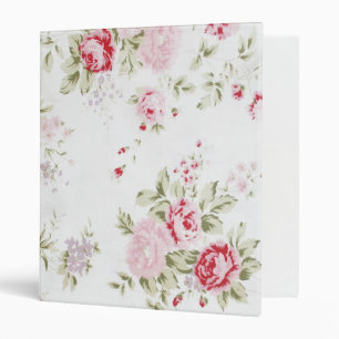 Classeur Rose chic minable floral