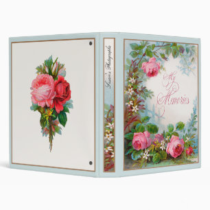 Classeur rose de cru
