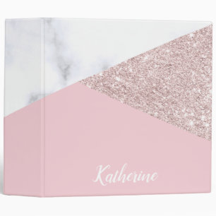 Classeur Rose de marbre blanc de parties scintillantes