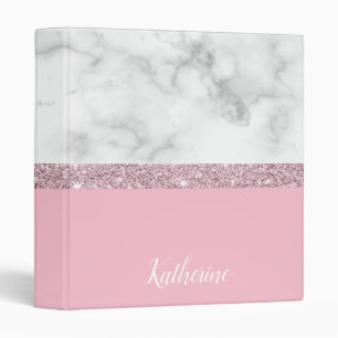 Classeur Rose de marbre blanc de parties scintillantes