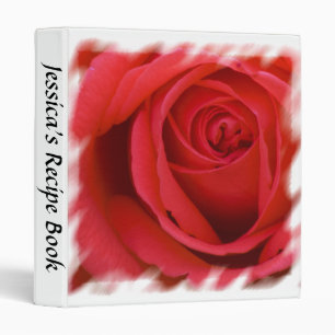Classeur rose de recette