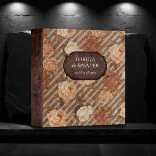 Classeur Rose d'épices de cuivre vintage   Album de mariage