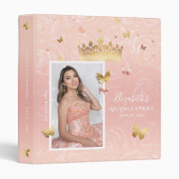 Rose Gold Blush Élégant Album photo Livre d'or