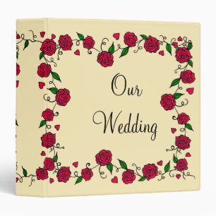 Classeur rose Mariage