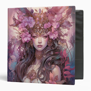 Classeur Rose violet Fairy Queen Imaginaire Art