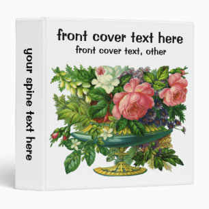 Classeur Roses Florales Roses Roses Fines, Vase de Fleurs