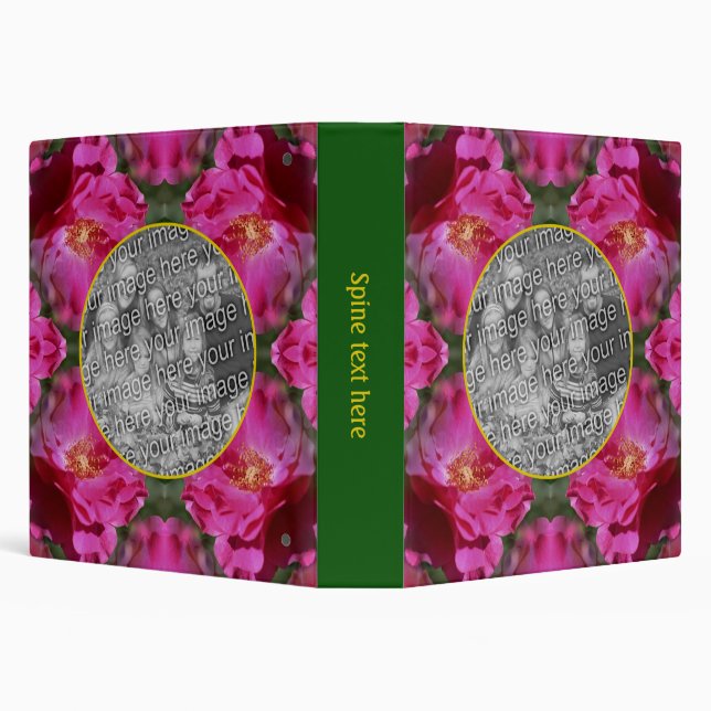 Classeur Roses Roses Rose Cadre Floral Ajouter Votre Propre (Arrière-plan)