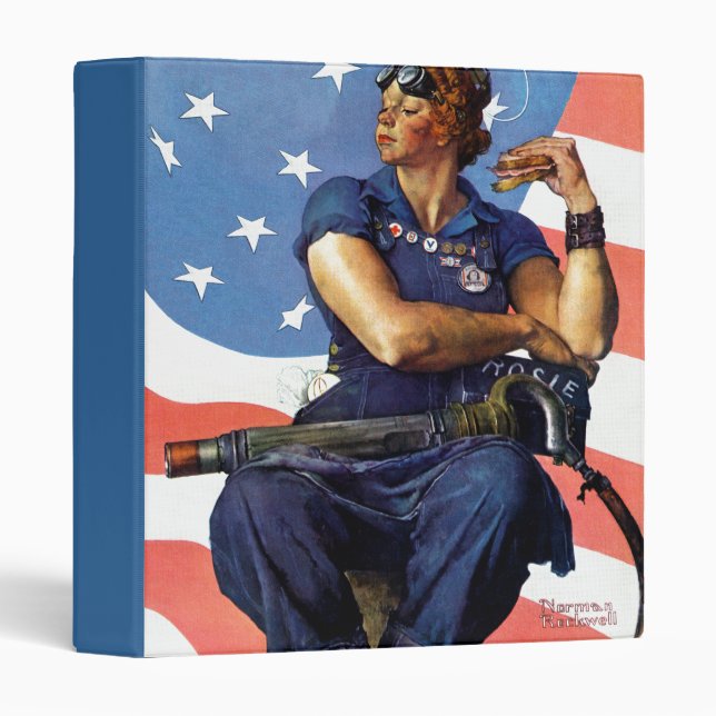 Classeur Rosie la riveteuse (Devant/Côté)