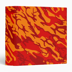 Classeur Rouge Camo de lave