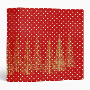 Classeur rouge d'album d'album à arbres d'or de