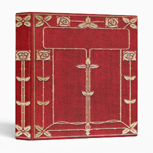 Classeur Rouge de Falln et livre rose de vignes d'or