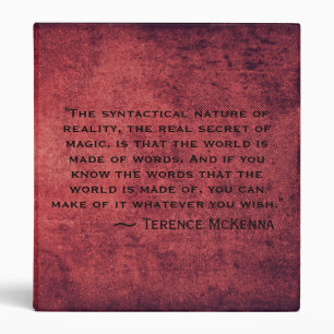Classeur rouge de Terence McKenna