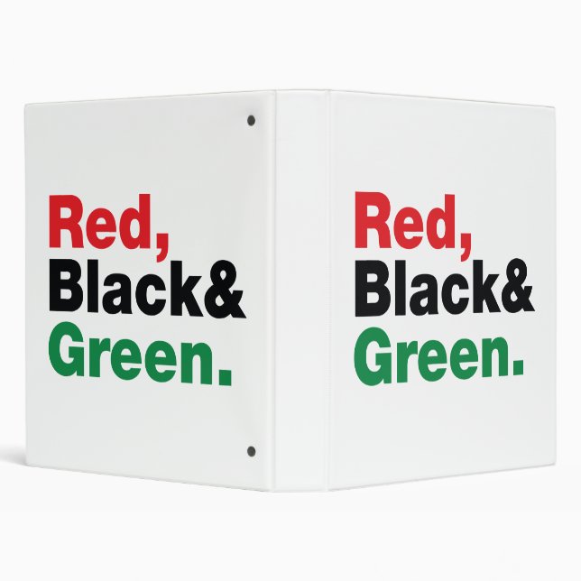 Classeur Rouge, Noir et Vert. (Arrière-plan)