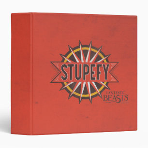 Classeur Rouge & Or Stupefy Spell Graphic